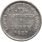 Russian partition, Nicholas I, 15 kopecks = 1 zloty 1837 MW, Warsaw