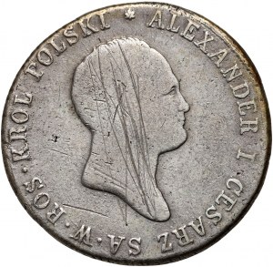 Royaume du Congrès, Alexandre Ier, 2 zloty 1819 IB, Varsovie