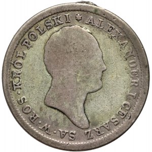 Królestwo Kongresowe, Aleksander I, 2 złote 1825 IB, Warszawa