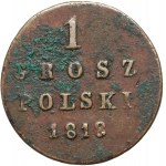 Congress Kingdom, Alexander I, 1 Polish grosz 1818 IB, Warsaw