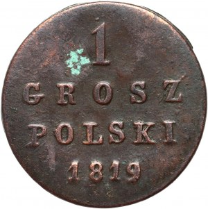 Regno del Congresso, Alessandro I, 1 grosz polacco 1819 IB, Varsavia, raro