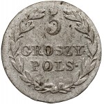 Królestwo Kongresowe, Mikołaj I, 5 groszy 1827 FH, Warszawa - odmiana z dużą datą
