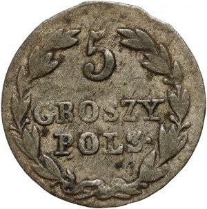 Kongresové království, Nicholas I, 5 groszy 1828 FH, Warsaw