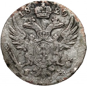 Kongresové kráľovstvo, Nicholas I, 5 groszy 1829 FH, Warsaw