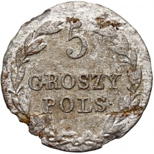 Regno del Congresso, Nicola I, 5 groszy 1832 KG, Varsavia - piccoli numeri nella data