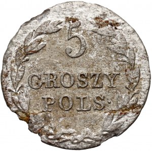 Kongress Königreich, Nikolaus I., 5 groszy 1832 KG, Warschau - kleine Zahlen im Datum