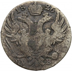 Kongresové kráľovstvo, Nicholas I, 10 groszy 1826 IB, Warsaw
