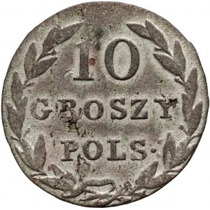 Regno del Congresso, Nicola I, 10 groszy 1831 KG, Varsavia