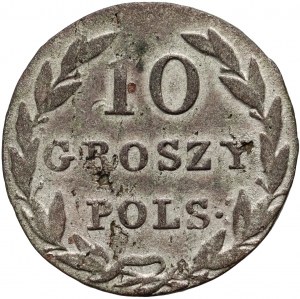 Królestwo Kongresowe, Mikołaj I, 10 groszy 1831 KG, Warszawa