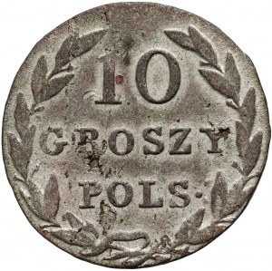 Kongresové království, Mikuláš I., 10 groszy 1831 KG, Varšava