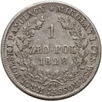 Congress Kingdom, Nicholas I, 1 zloty 1828 FH, Warsaw