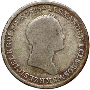 Kongress-Königreich, Nikolaus I., 1 Zloty 1831 KG, Warschau - Sorte mit einer großen Büste des Zaren