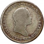 Królestwo Kongresowe, Mikołaj I, 1 złoty 1831 KG, Warszawa - odmiana z dużym popiersiem cara
