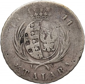 Duchy of Warsaw, Frederick August I, 1/3 thaler 1811 IS, Warsaw