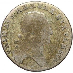 Duchy of Warsaw, Frederick August I, 1/3 thaler 1814 IB, Warsaw