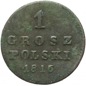 Kongresové království, Alexander I, 1 polský groš 1816 IB, Varšava