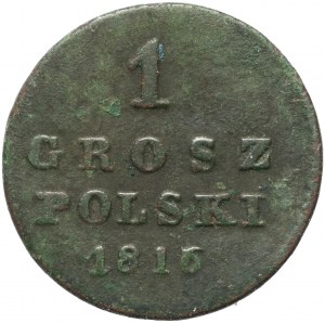 Kongresové kráľovstvo, Alexander I, 1 Polish grosz 1816 IB, Warsaw