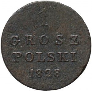 Congress Kingdom, Nicholas I, 1 grosz 1828 FH, Warsaw