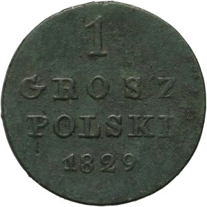 Królestwo Kongresowe, Mikołaj I, 1 grosz polski 1829 FH, Warszawa