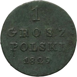 Regno del Congresso, Nicola I, 1 grosz polacco 1829 FH, Varsavia