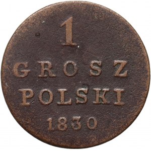 Regno del Congresso, Nicola I, 1 grosz polacco 1830 FH, Varsavia