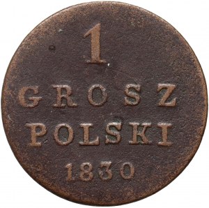 Królestwo Kongresowe, Mikołaj I, 1 grosz polski 1830 FH, Warszawa