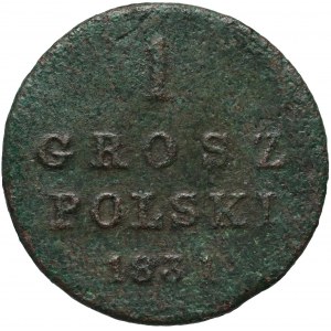 Kongresové království, Mikuláš I., 1 polský groš 1831 KG, Varšava