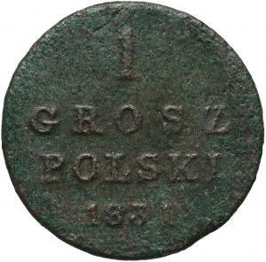 Kongresové království, Mikuláš I., 1 polský groš 1831 KG, Varšava