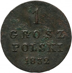 Regno del Congresso, Nicola I, 1 grosz polacco 1832 KG, Varsavia