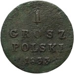 Królestwo Kongresowe, Mikołaj I, 1 grosz polski 1833 KG, Warszawa