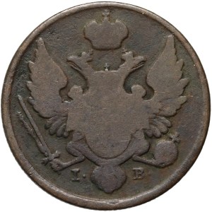 Royaume du Congrès, Nicolas Ier, 3 pennies domestiques en cuivre 1826 IB, Varsovie