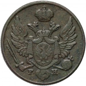 Kongresové království, Mikuláš I., 3 Polish grosze 1830 FH, Warsaw