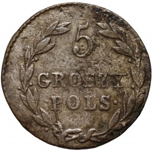Kongresové království, Alexander I, 5 groszy 1819 IB, Warsaw