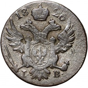 Kongresové kráľovstvo, Mikuláš I., 5 groszy 1826 IB, Varšava - väčšie iniciály IB