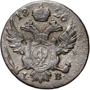 Kongresové kráľovstvo, Mikuláš I., 5 groszy 1826 IB, Varšava - väčšie iniciály IB