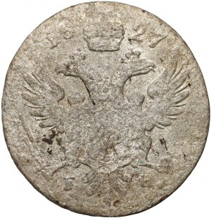 Kongress Königreich, Nikolaus I., 5 groszy 1827 FH, Warschau - großes Datum, kleine Initialen