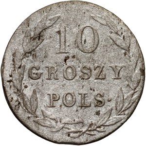Kongresové kráľovstvo, Alexander I, 10 groszy 1820 IB, Warsaw