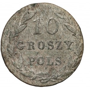 Królestwo Kongresowe, Aleksander I, 10 groszy 1821 IB, Warszawa