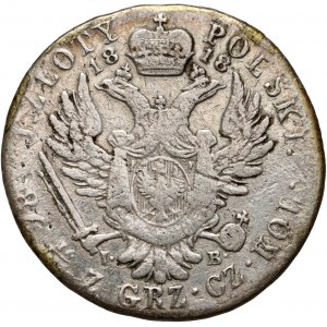 Regno del Congresso, Alessandro I, 1 zloty 1818 IB, Varsavia