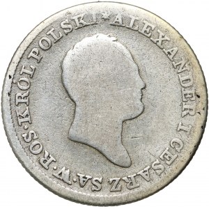 Królestwo Kongresowe, Aleksander I, 1 złoty 1822 IB, Warszawa