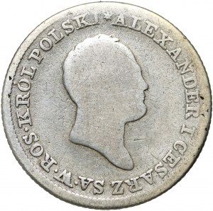 Królestwo Kongresowe, Aleksander I, 1 złoty 1822 IB, Warszawa