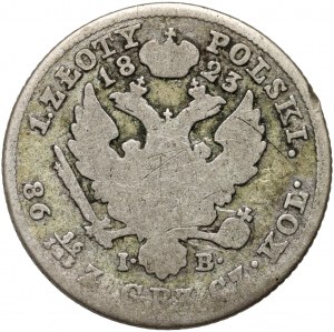 Congress Kingdom, Alexander I, 1 zloty 1823 IB, Warsaw