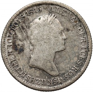 Kongress Königreich, Nikolaus I., 1 Zloty 1832 KG, Warschau - großer Kopf