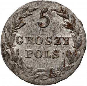 Congress Kingdom, Alexander I, 5 groszy 1816 IB, Warsaw