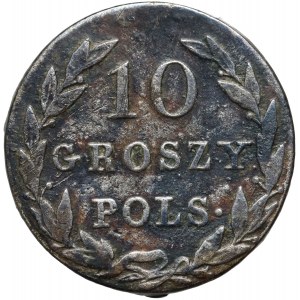 Kongresové kráľovstvo, Alexander I, 10 groszy 1820 IB, Warsaw