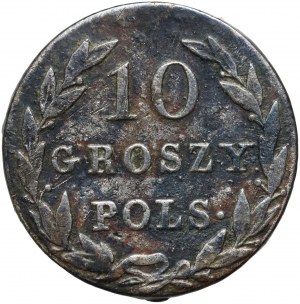 Kongresové království, Alexander I, 10 groszy 1820 IB, Warsaw