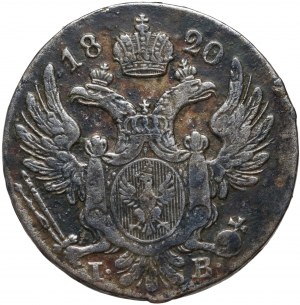 Kongresové kráľovstvo, Alexander I, 10 groszy 1820 IB, Warsaw