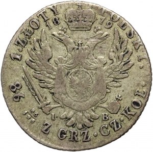 Regno del Congresso, Alessandro I, 1 zloty 1819 IB, Varsavia