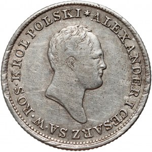 Kongresové kráľovstvo, Alexander I, 1 zloty 1822 IB, Varšava