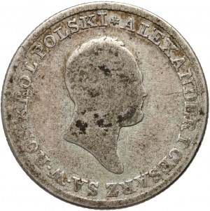 Królestwo Kongresowe, Aleksander I, 1 złoty 1825 IB, Warszawa